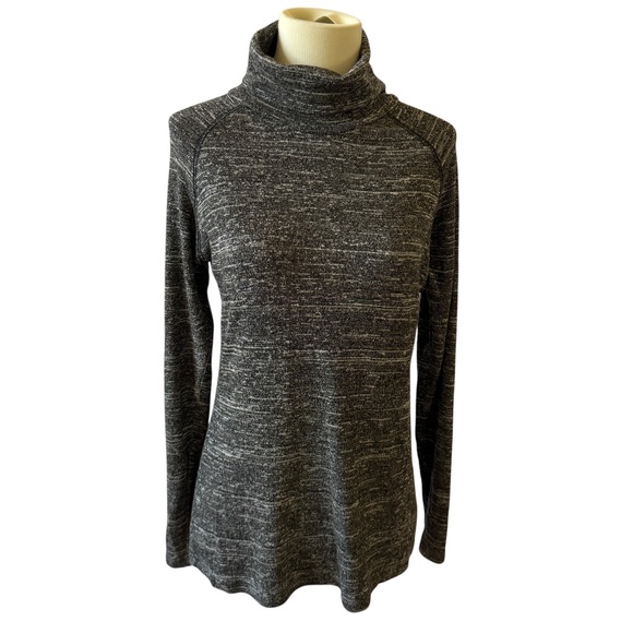 NOMADIC TRADERS TOP SWEATER TURTLENECK HEATHER GRAY PULL ON COZY WARM WINTER - Picture 2 of 11